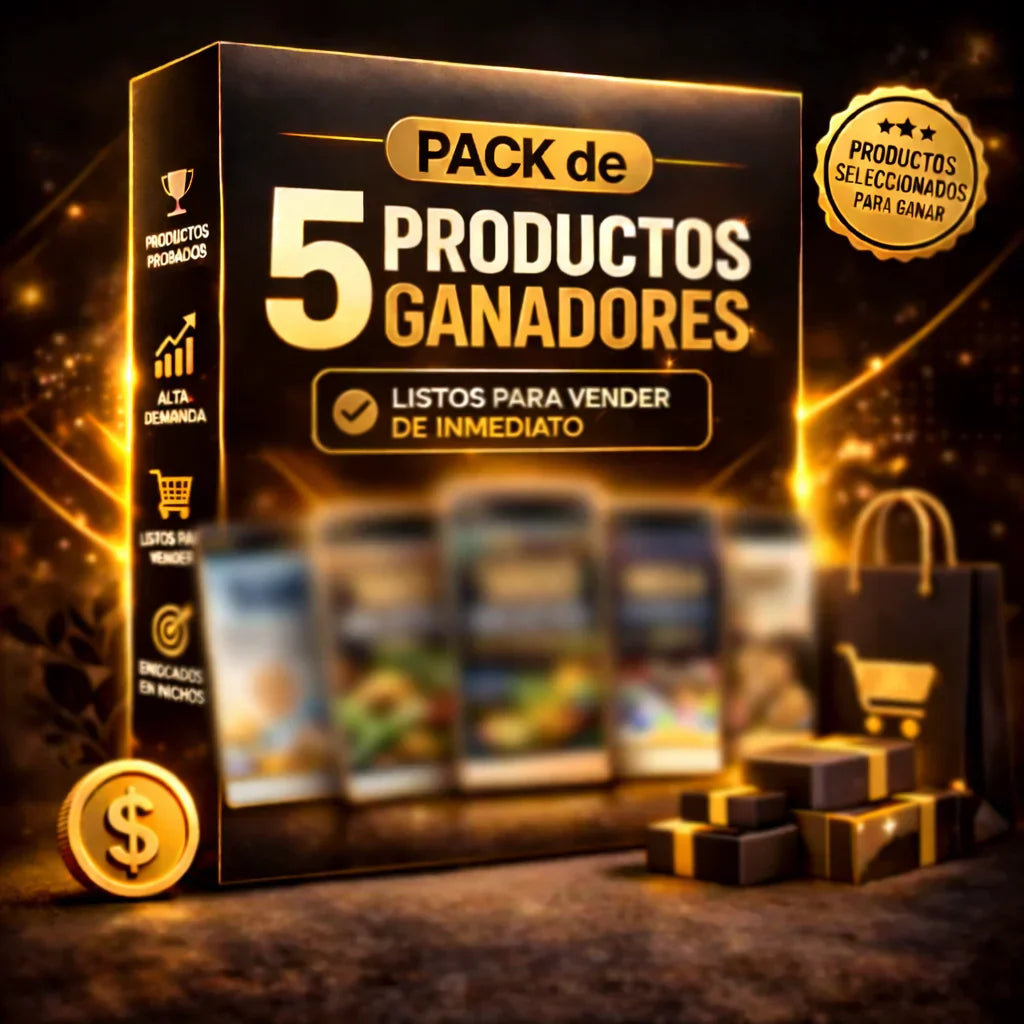 Pack de Productos Ganadores: Que facturan $10,000 al mes